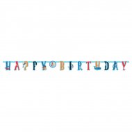 Double Guirlande Birthday Pirate - Age Personnalisable