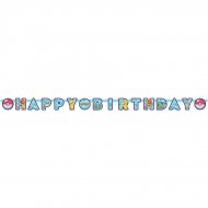 Guirlande Happy Birthday Pok�mon Friends (2,18 m)