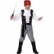 D�guisement de Pirate Noir et Blanc