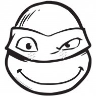 Masque Tortue Ninja Donatello � colorier