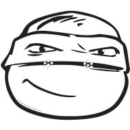 Masque Tortue Ninja Rapha�l � colorier