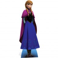 Silhouette G�ante Carton Reine des Neiges Anna (155 cm)