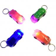 Lot de 4 Porte-cl�s Voitures Lumineuse