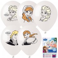 Kit 5 Ballons � Colorier Reine des Neiges + 3 Feutres