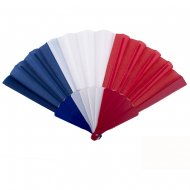 Eventail Tricolore France