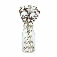 10 Pailles Baby Panda