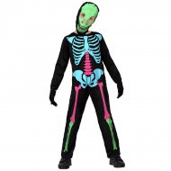 D�guisement de Squelette fluo