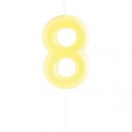 Bougie Chiffre 8 Phosphorescent