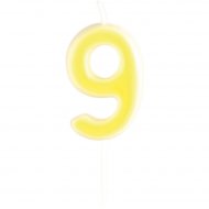 Bougie Chiffre 9 Phosphorescent