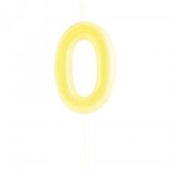 Bougie Chiffre 0 Phosphorescent