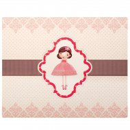 4 Sets de Table ludiques Petite Ballerine