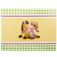 4 Sets de table ludiques Cowgirl Rosie