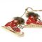 Suspension Paire de Patins � Glace (8 cm) - Bois images:#1
