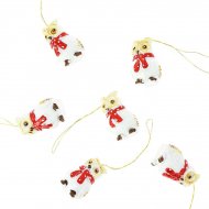 6 Mini Suspensions Chouette (3 cm) - R�sine