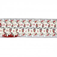 24 Pinces P�re No�l pour Calendrier de l'Avent DIY - Bois