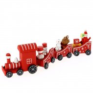D�co de Table Petit Train Rouge (20 x 5 cm) - Bois