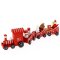 D�co de Table Petit Train Rouge (20 x 5 cm) - Bois images:#0