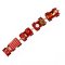 D�co de Table Petit Train Rouge (20 x 5 cm) - Bois images:#2