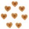 8 Minis Coeurs Autocollants (3 cm) - R�sine images:#0