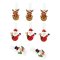 8 Pinces Copains de No�l (4,5 cm) - R�sine images:#0