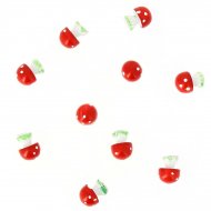 10 Minis Champignons Autocollants (2 cm) - R�sine