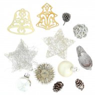 Mini Kit D�co Couronne Avent - Argent