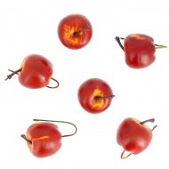 Set D�co 6 Pommes Mini (3,5 cm)