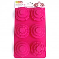 Moule 6 Mini Pi�ces Mont�es 3D