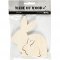 Double Lapin Puzzle � D�corer (10 cm) - Bois images:#1