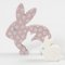 Double Lapin Puzzle � D�corer (10 cm) - Bois images:#2
