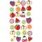 20 Perles plates Fruits (1 cm) - Polym�re images:#1
