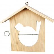 Mangeoire � Oiseaux � D�corer (18 cm) - Bois