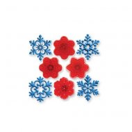 4 D�coupoirs Flocons 4 Formes