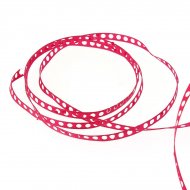 Ruban Pois Perfor�s (0,7 cm - 2 m) - Rose Fuchsia