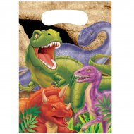 8 Pochettes � cadeaux Dino Relief