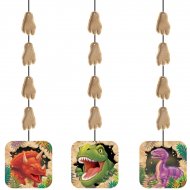 3 d�corations � suspendre Dino Relief