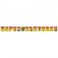 Guirlande Lettres Happy Birthday Dino Relief