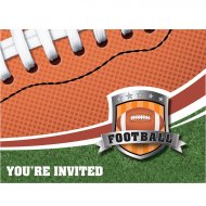 8 Invitations Rugby - Football am�ricain
