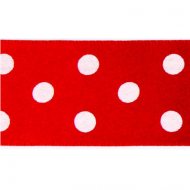 Ruban � pois Blanc/Rouge