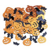 Confettis Citrouille et chauve souris
