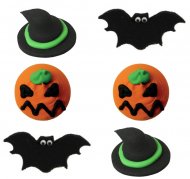 6 D�cors Halloween Spooky en sucre