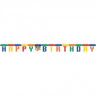 Guirlande lettres Happy Birthday Block Party