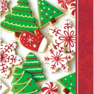 16 Serviettes Biscuits de No�l