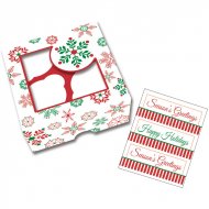 3 Boites � Cupcakes et Biscuits F��rie de No�l