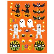 4 Planches de stickers Halloween