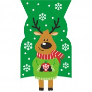 20 Pochettes Cadeaux Cello Renne et sapin