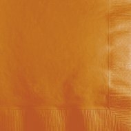 50 Petites Serviettes Orange Camel