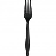 50 Grandes Fourchettes Noir - Plastique