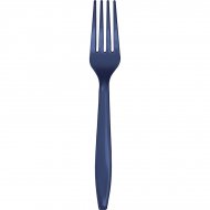 50 Grandes Fourchettes Bleu Fonc� - Plastique