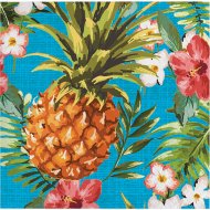 16 Petites Serviettes Aloha Ananas